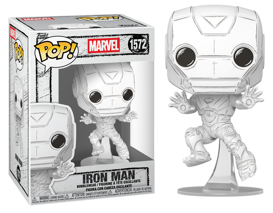 Preventa Iron-Man #1572 - Marvel Sketched Funko Pop!