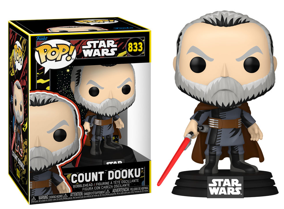 Preventa Count Doku #833 - Star Wars Retro Funko Pop!