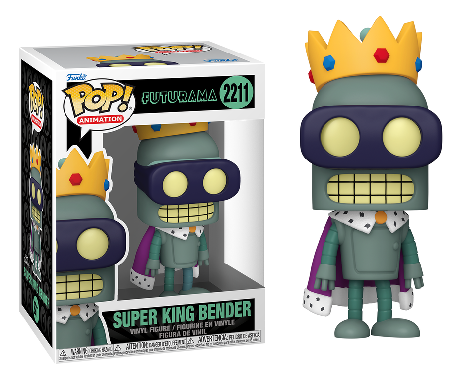Preventa Super King Bender #2211 - Futurama Funko Pop!