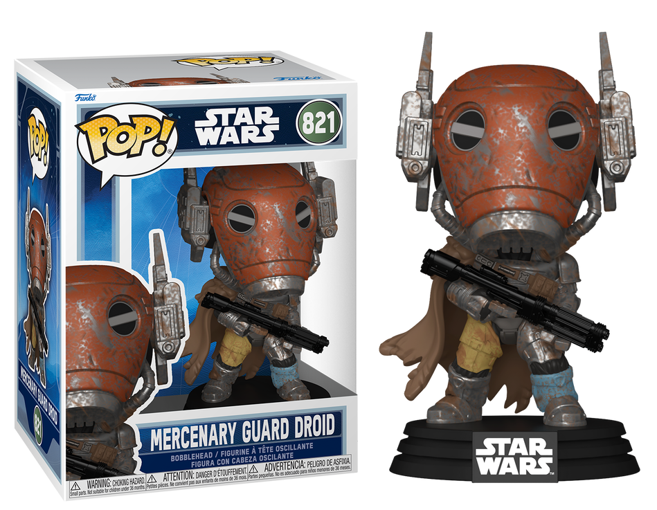 Preventa Mercenary Guard Droid #821 - Star Wars' The Mandalorian and Grogu Funko Pop!