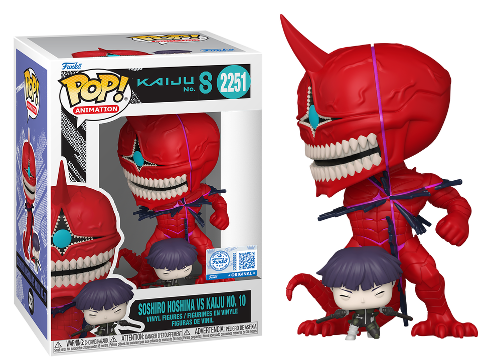 Preventa Rápida Soshiro Hoshina VS Kaiju No. 10 #2251 - Kaiju No.8 Funko Pop!