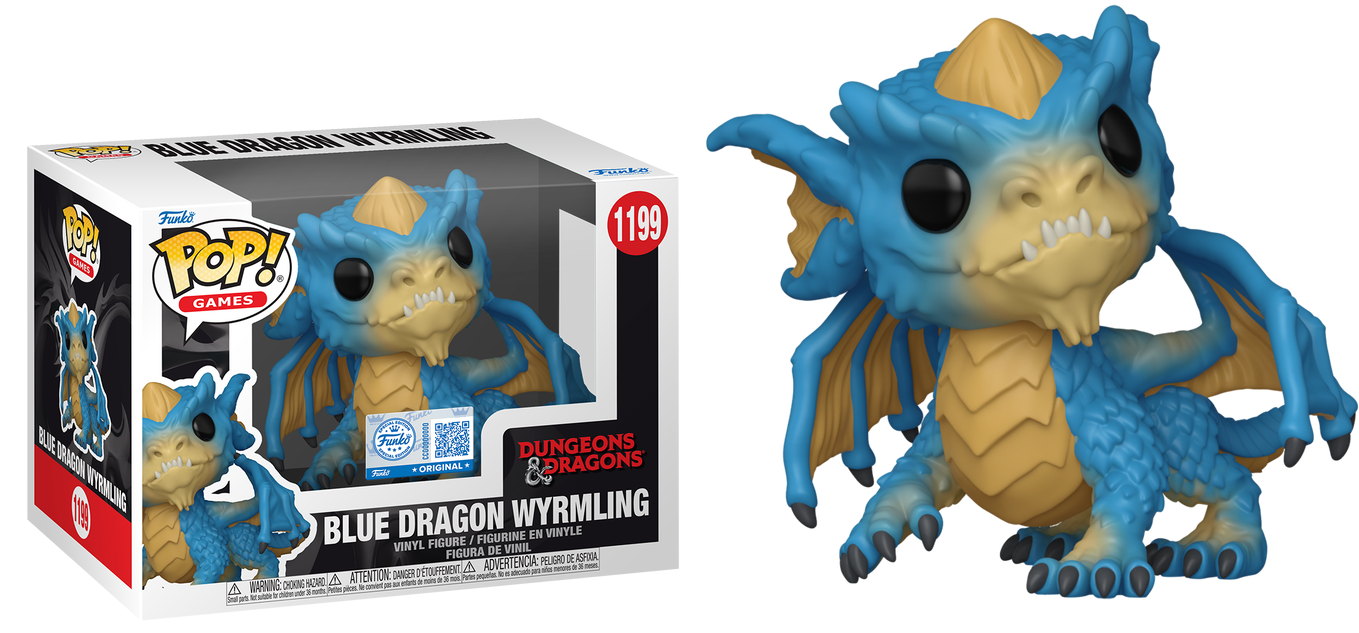 Preventa Rápida Blue Dragon Wyrmling #1199 - Dungeons & Dragons Funko Pop!