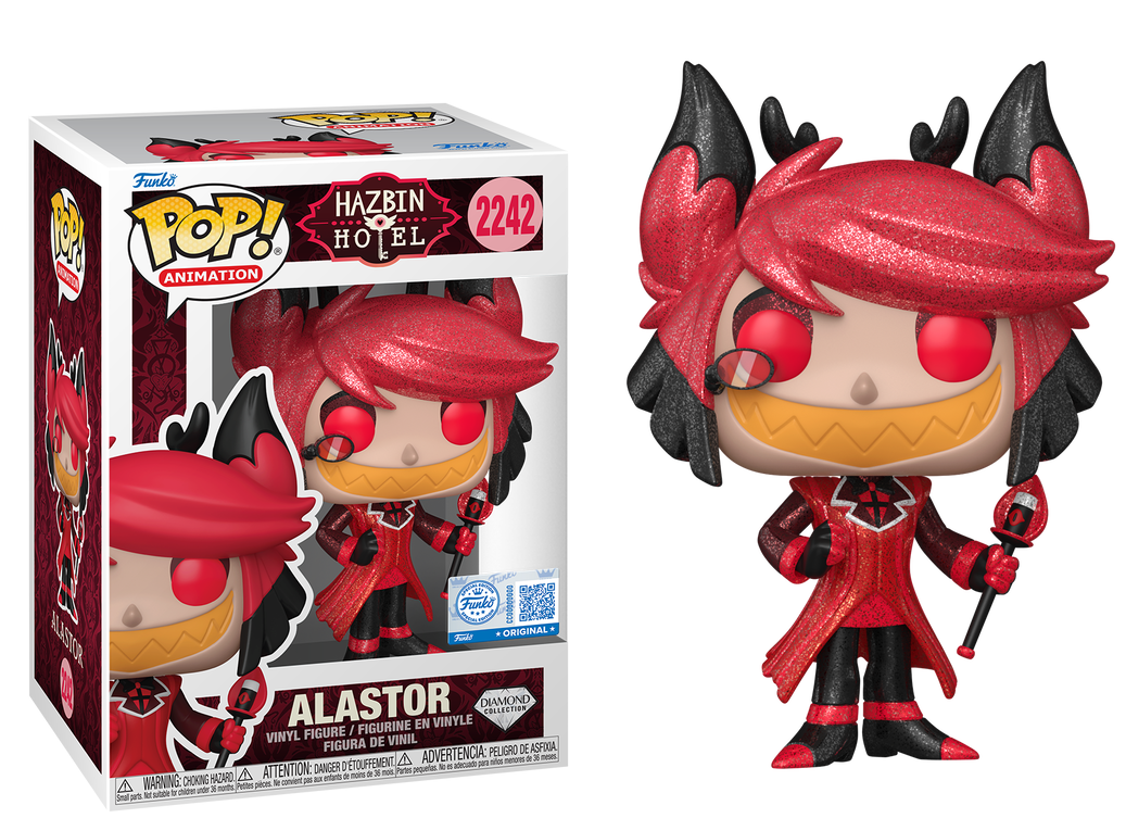 Preventa Rápida Alastor Diamond #2242 - Hazbin Hotel Funko Pop!