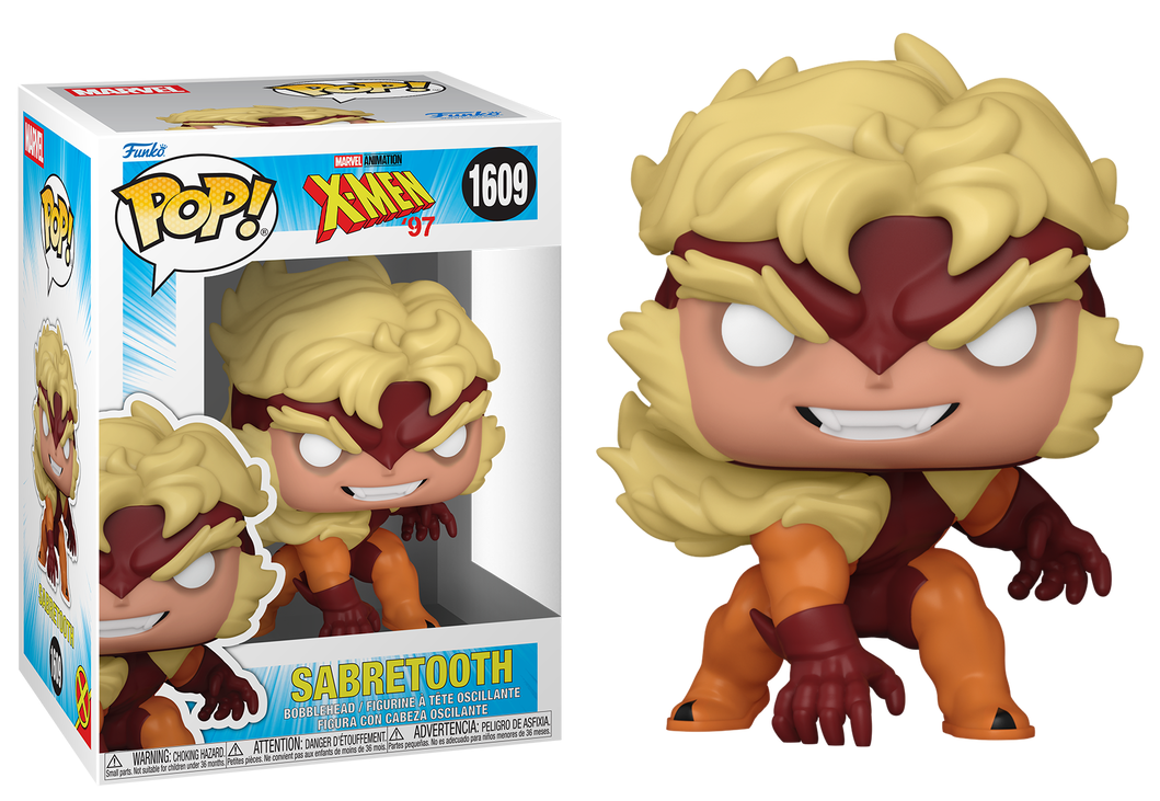 Preventa Sabretooth #1609 - Marvel's X-Men 97 Funko Pop!