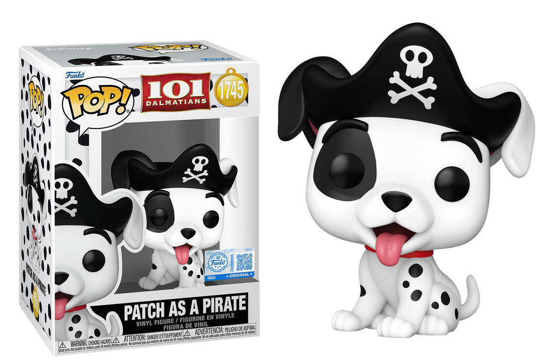 Preventa Patch as A Pirate Exclusive #1745 - Disney's 101 Dalmatians Funko Pop!