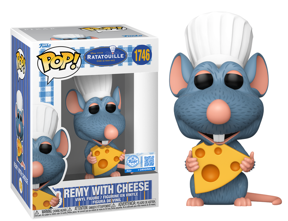 Preventa Remy with Cheese Exclusive #1746 - Disney Pixar Ratatouille Funko Pop!