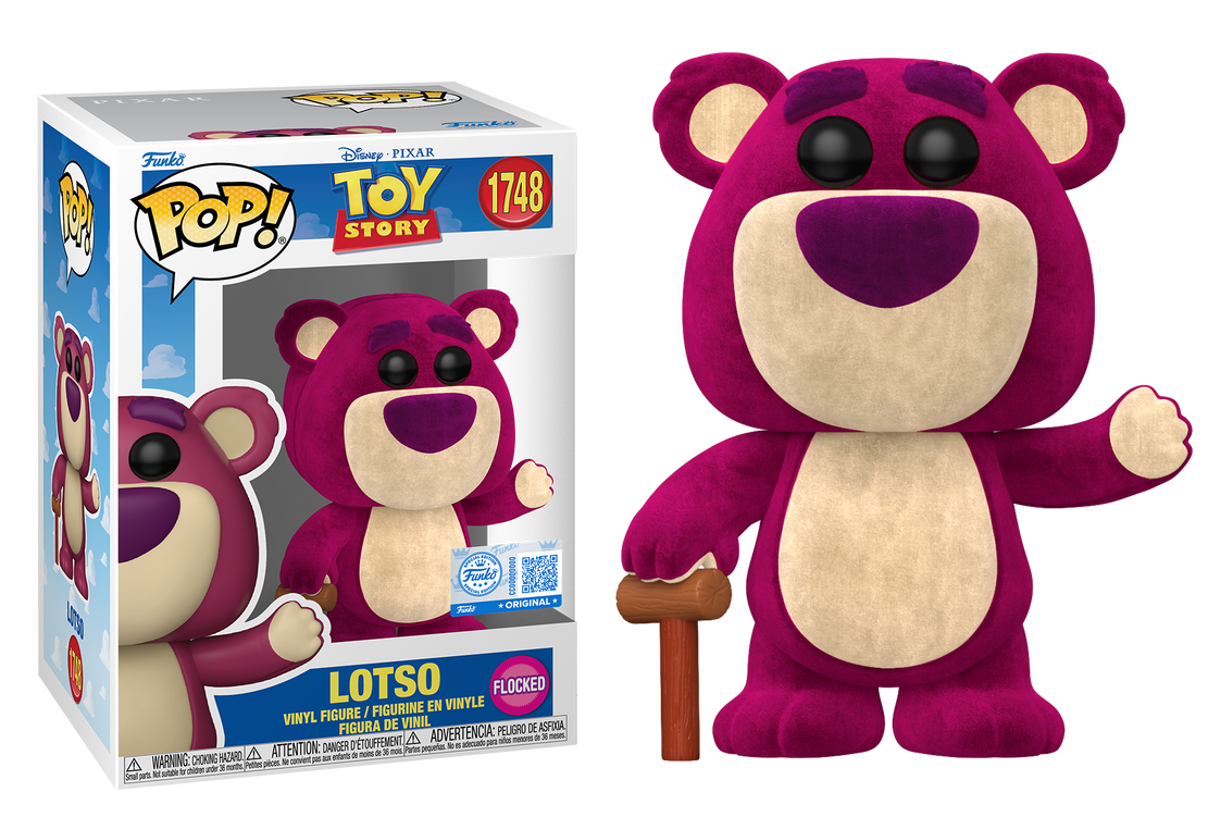 Preventa Lotso Flocked Exclusive #1748 - Disney Pixar Toy Story Funko Pop!