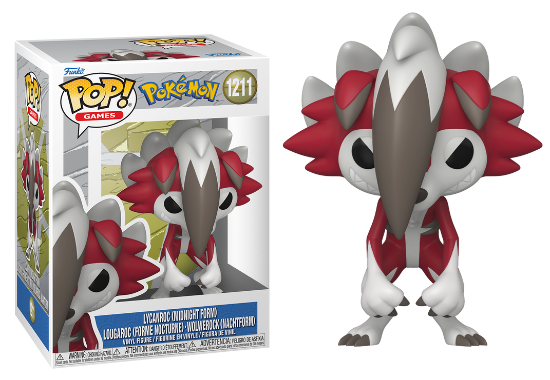 Preventa Lycanroc (Midnight Form) #1211 - Pokémon Funko Pop!