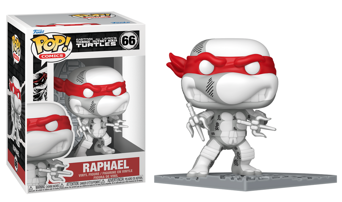 Preventa Raphael Black and White #66 - TMNT (Teenage Mutant Ninja Turtles) Funko Pop!