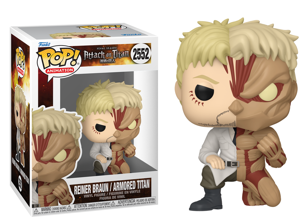 Preventa Reiner Braun / Armored Titan #2552 - Attack On Titan Split Funko Pop!
