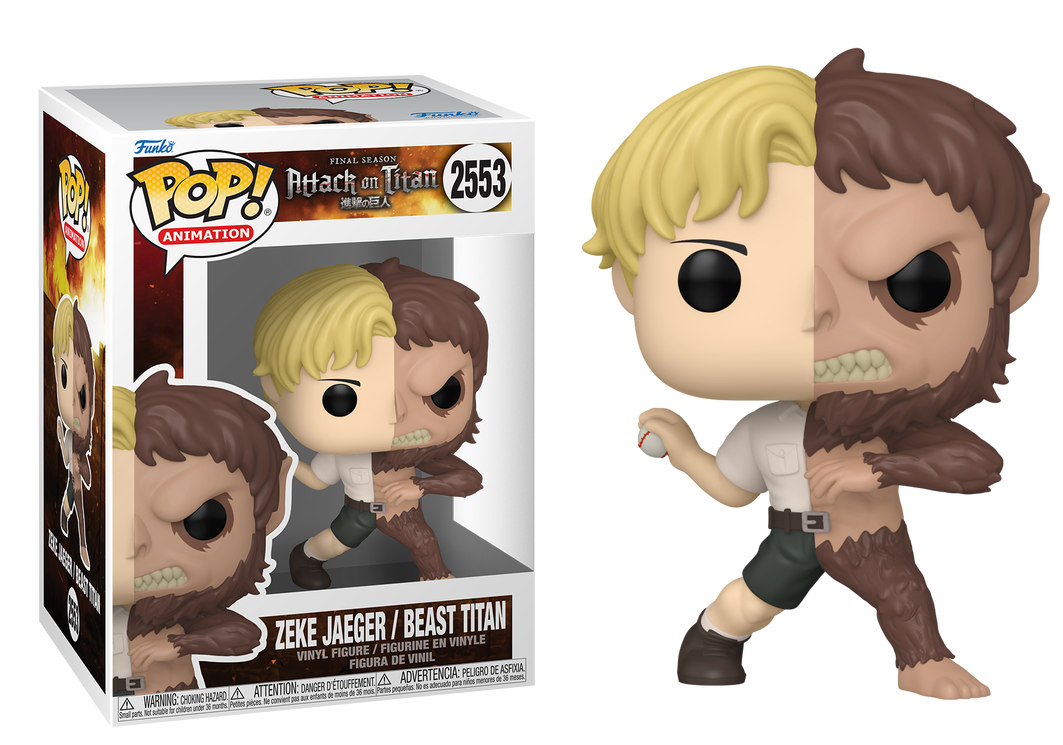 Preventa Zeke Jaeger / Beast Titan #2553 - Attack On Titan Split Funko Pop!