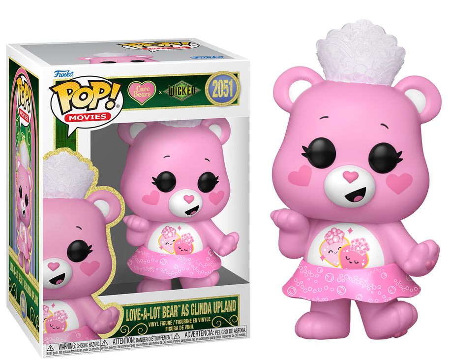 Preventa Love-A-Lot Bear as Glinda Upland #2051 - Care Bears X Wicked Funko Pop!