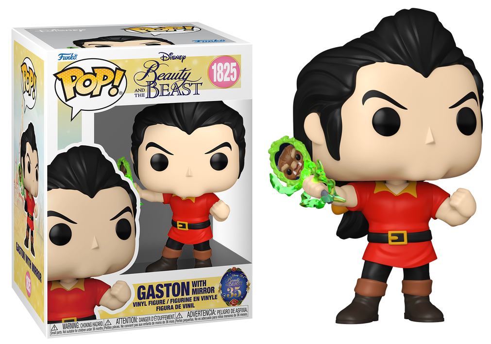 Preventa Gaston with Mirror #1825- Disney's Beauty and The Beast (La Bella y la Bestia) Funko Pop!