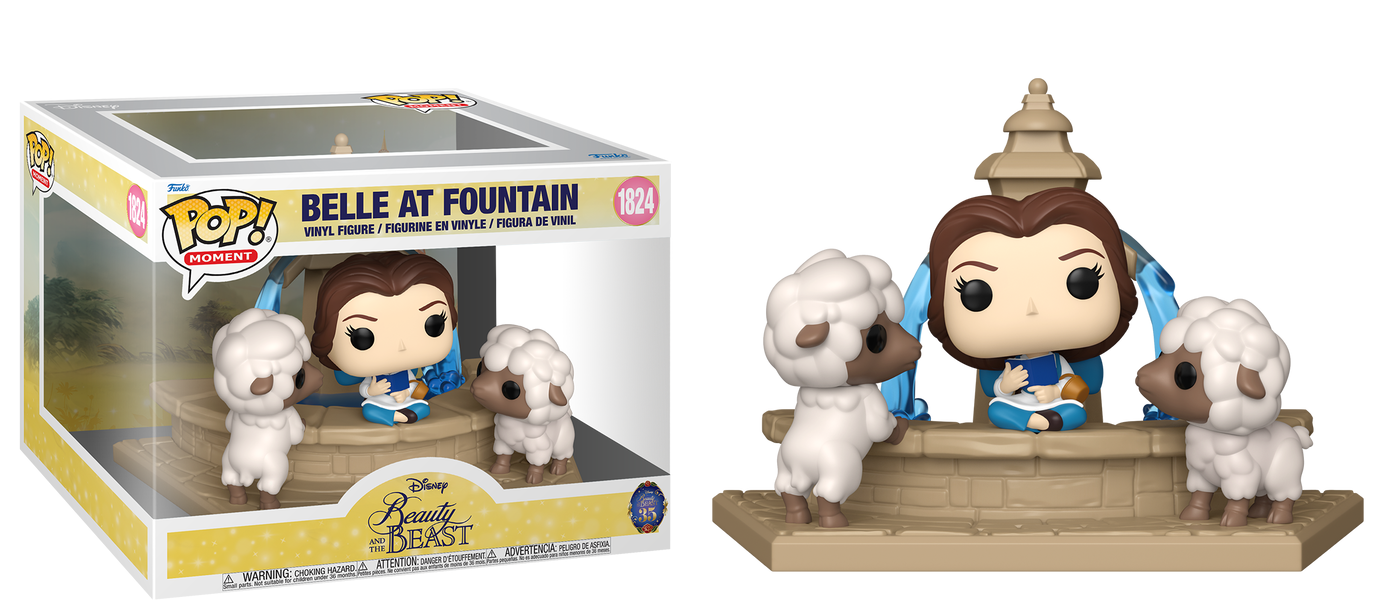 Preventa Belle At Fountain #1824 - Disney's Beauty and The Beast (La Bella y la Bestia) Funko Pop!