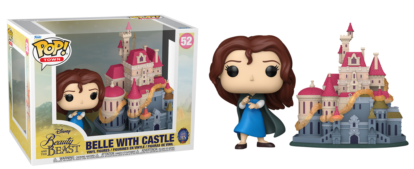 Preventa Belle with Castle #52 - Disney's Beauty and The Beast (La Bella y la Bestia) Funko Pop!