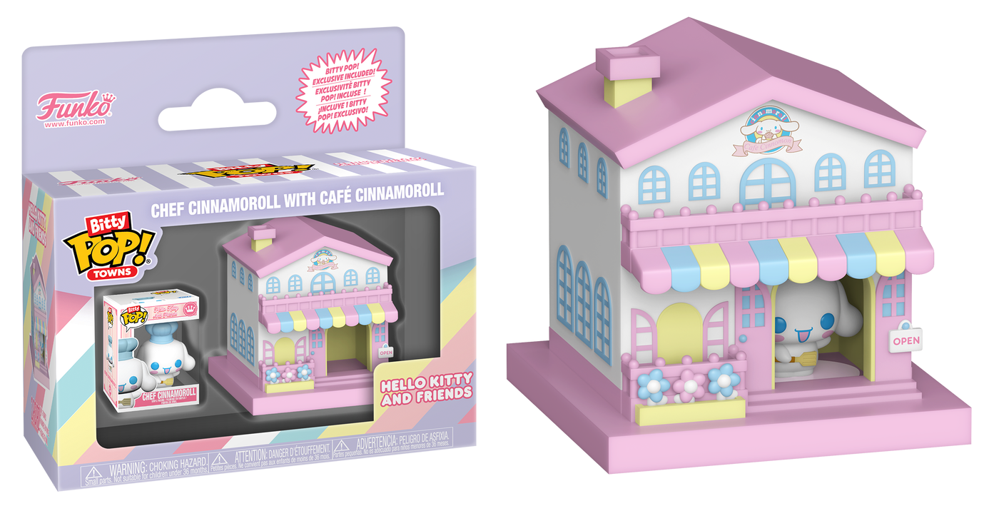Preventa Bitty Pop Chef Cinnamoroll with Cafe Cinnamoroll - Sanrio Hello Kitty and Friends Bitty Pop!