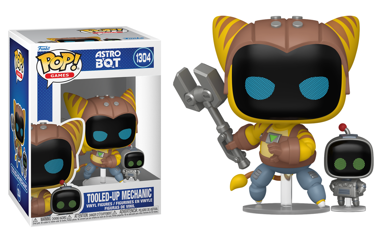 Preventa Tooled-Up Mechanic #1304 - Astro Bot Funko Pop!