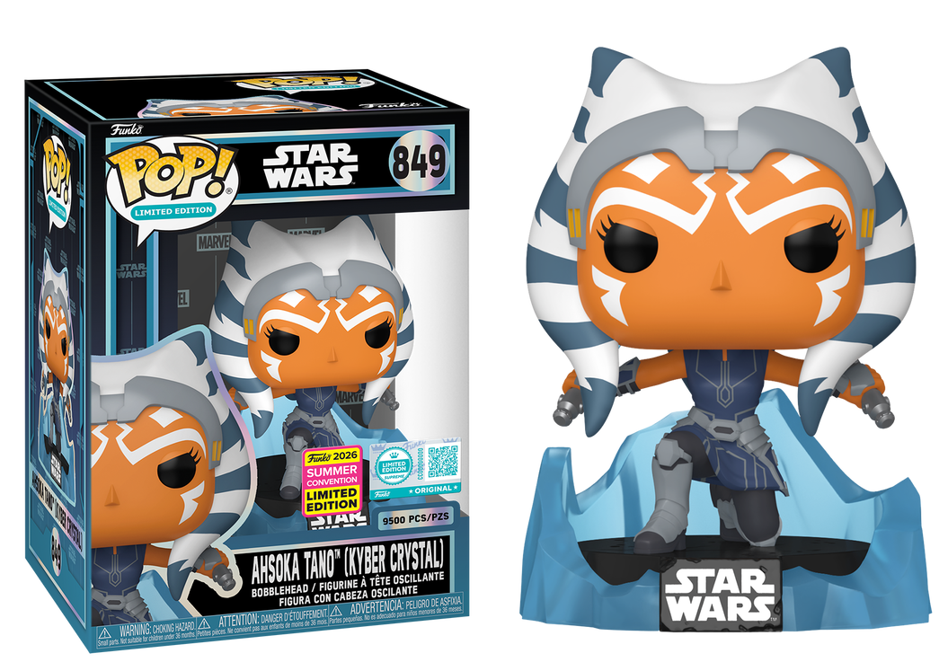 Preventa Rápida Ahsoka Tano (Kyber Crystal) 2026 SDCC 9500 pcs #849 - Star Wars Funko Pop!