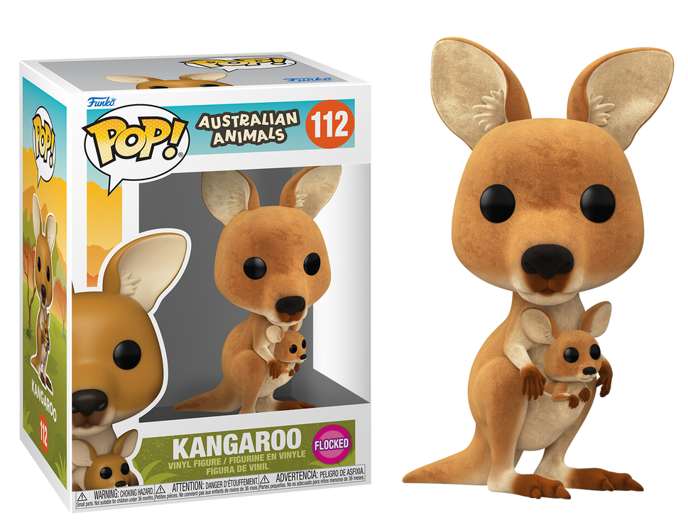 Preventa Kangaroo Flocked #112 - Australian Animals Funko Pop!