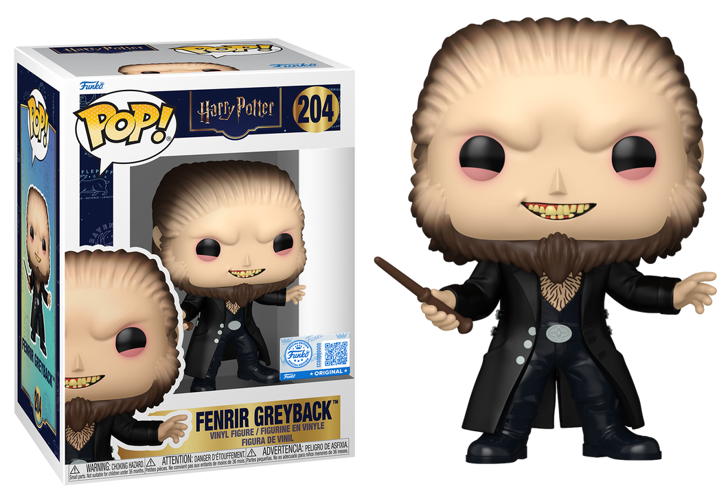 Preventa Rápida Fenrir Greyback Exclusive #204 - Harry Potter Funko Pop!