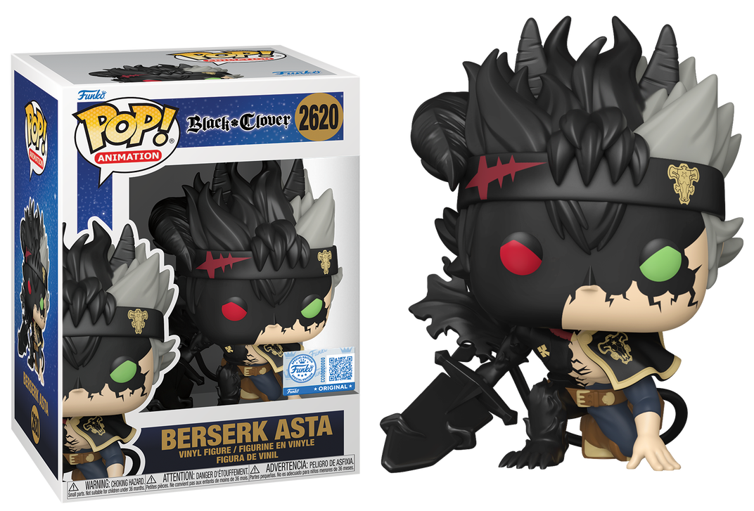 Preventa Berserk Asta Exclusive #2620 - Black Clover Funko Pop!