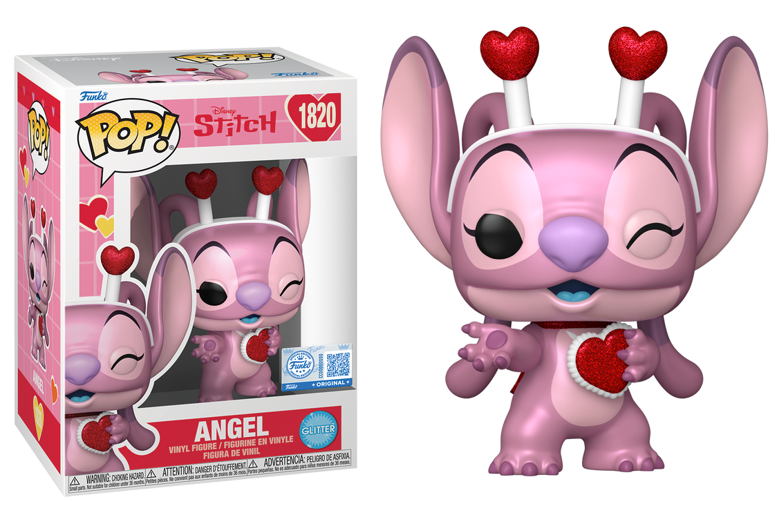 Preventa Angel Glitter Exclusive #1820 - Disney's Lilo & Stitch Funko Pop!