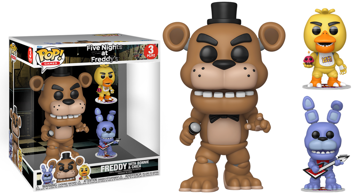 Preventa Freddy with Bonnie & Chica Jumbo #3Pack - Five Nights at Freddy's FNAF Funko Pop!