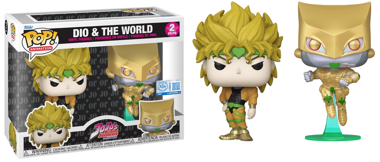 Preventa Dio & The World #2Pack - Jojo's Bizarre Adventure Funko Pop!