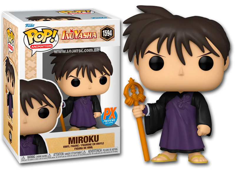 Por Encargo - Miroku #1594 PX - Inuyasha Funko Pop!