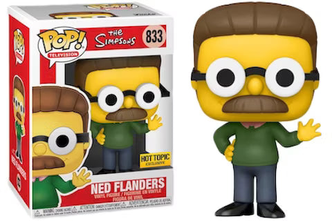 Ned Flanders Hot Topic #833 - The Simpsons Funko Pop!