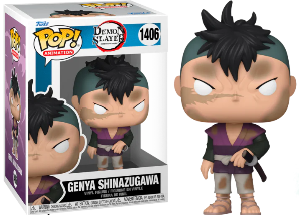 Genya Shinazugawa #1406 – Demon Slayer Funko Pop!