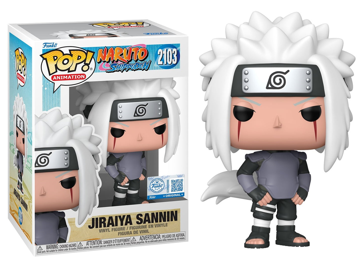 Preventa Jiraiya Sannin Exclusive #2103 - Naruto Shippuden Funko Pop!