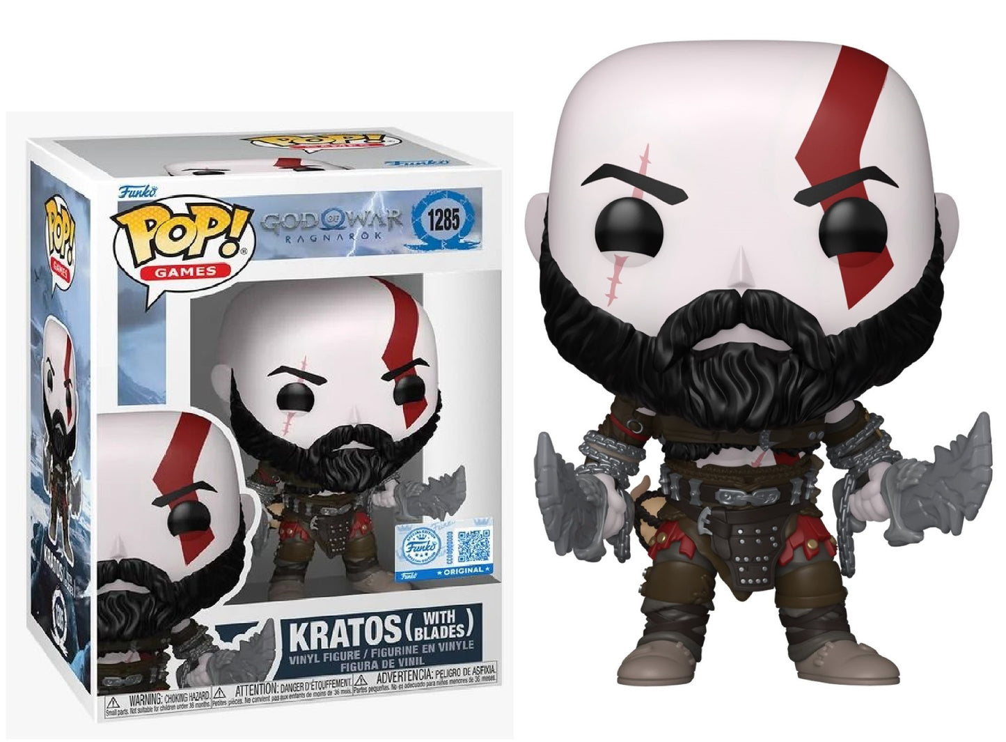 Preventa Kratos (with Blades) Exclusive #1285 - God of War Ragnarok Funko Pop!