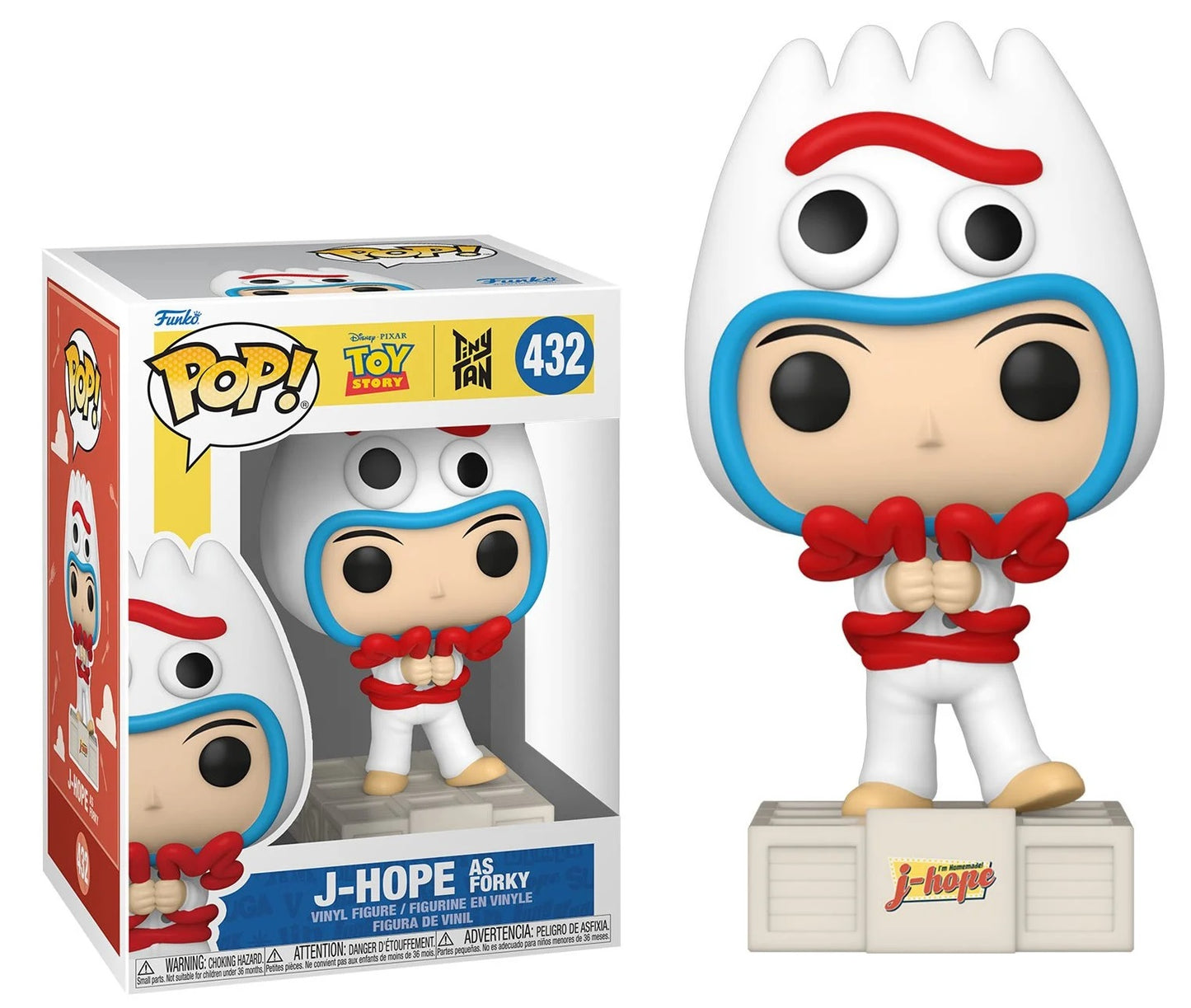Por Encargo - J-Hope as Forky #432 - BTS Tiny Tan X Toy Story Funko Pop!
