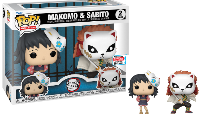 Makomo & Sabito #2pack – Demon Slayer Funko Pop!