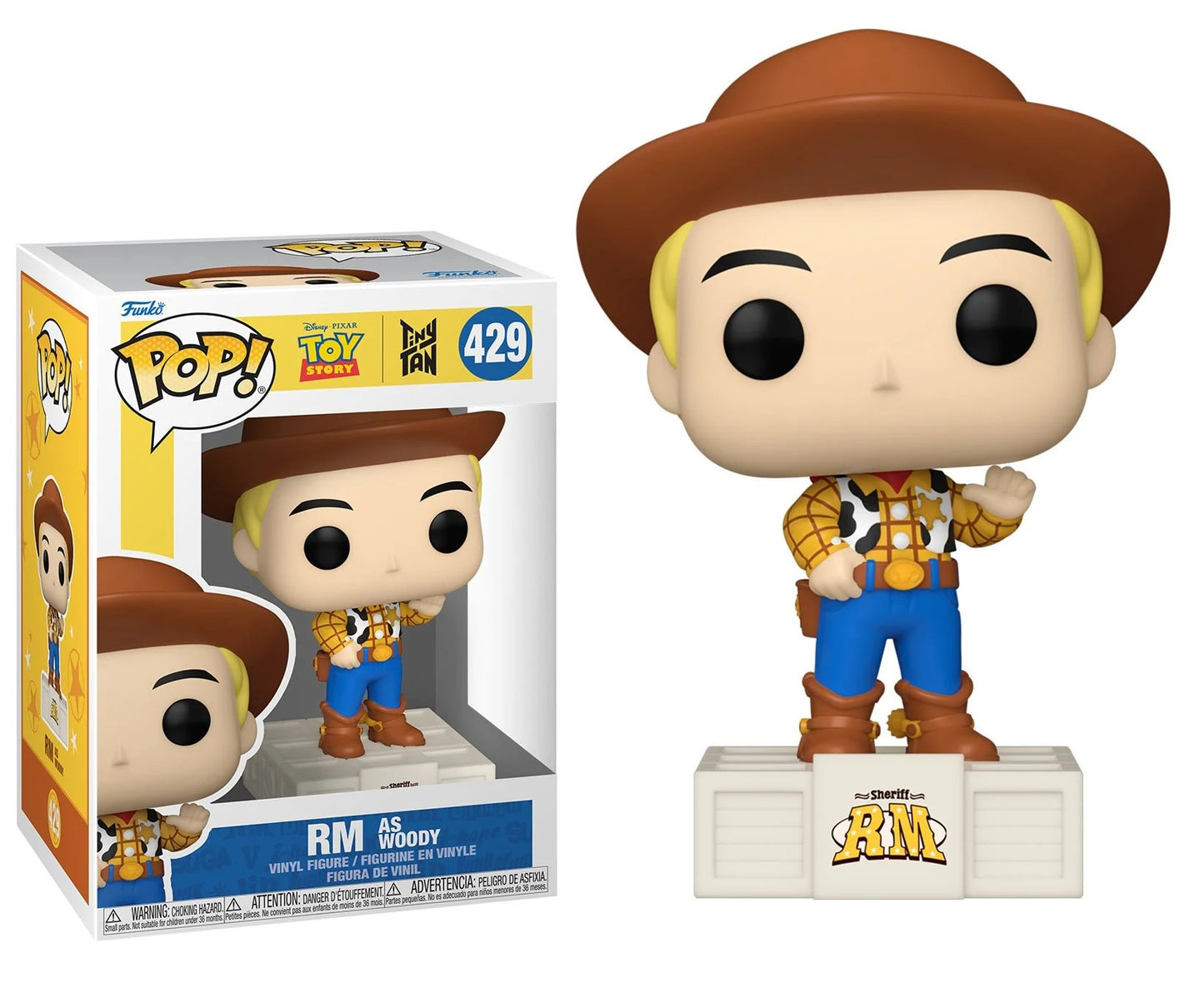 Por Encargo - RM as Woody #429 - BTS Tiny Tan X Toy Story Funko Pop!