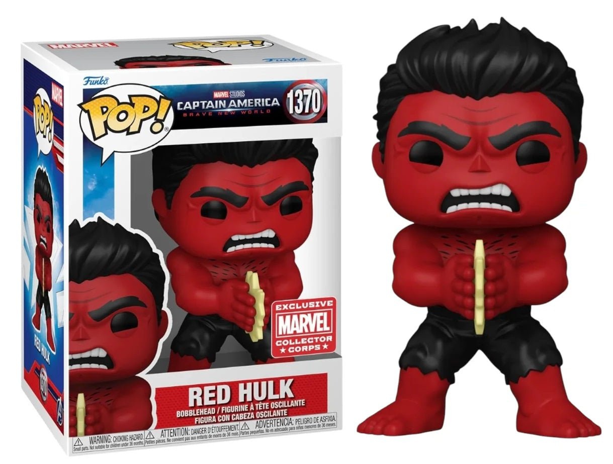 Red Hulk Marvel Collector Corps #1370 - Marvel's Captain America Brave New World Funko Pop!