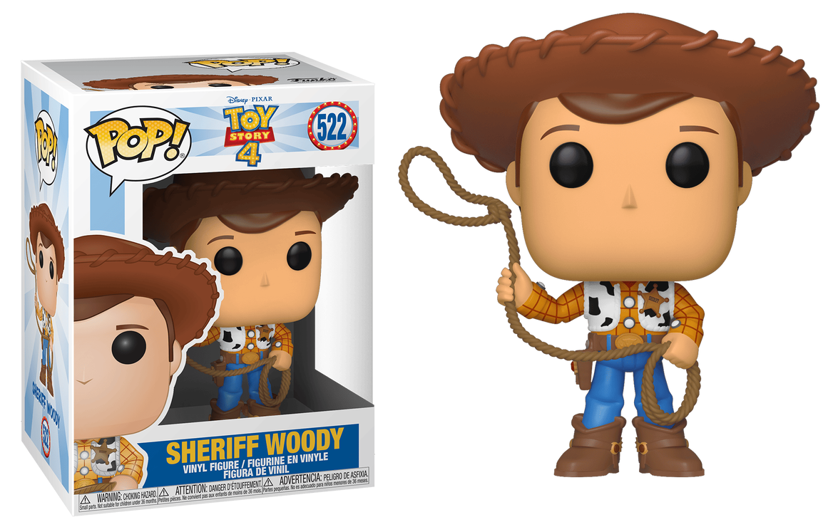 Sheriff Woody Detalle en Caja #522 - Disney Pixar Toy Story 4 Funko Pop!