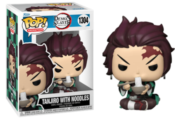Tanjiro Kamado with Noodles #1304 – Demon Slayer Funko Pop!