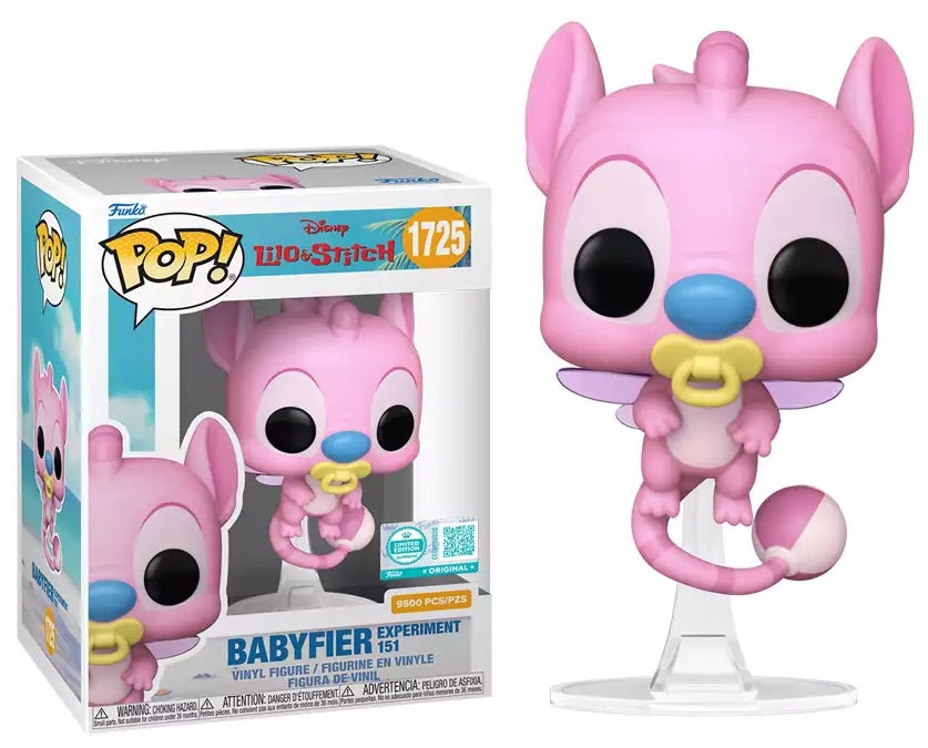 Preventa Rápida Babyfier Experiment 151 9500 PCS #1725 - Disney's Lilo & Stitch Funko Pop!