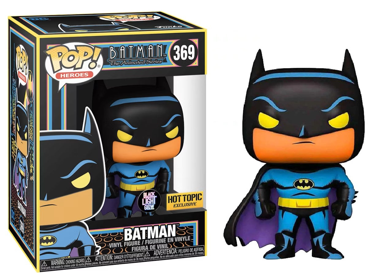 Batman Hot Topic Blacklight #369 - DC's Batman The Animated Series Funko Pop!
