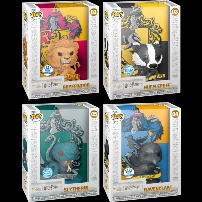 Set Hogwarts Houses Covers - Harry Potter Funko Pop!