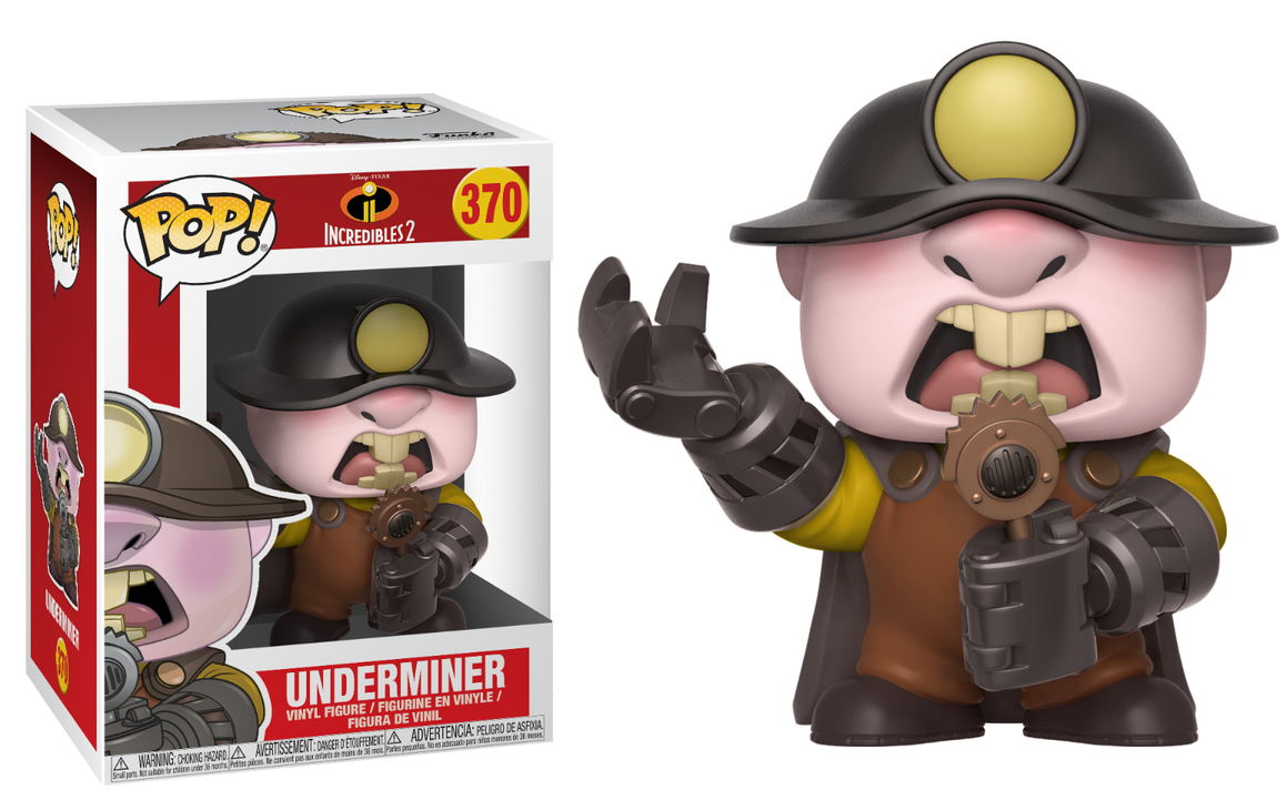 Underminer #370 - Disney Pixar Incredibles 2 Funko Pop!