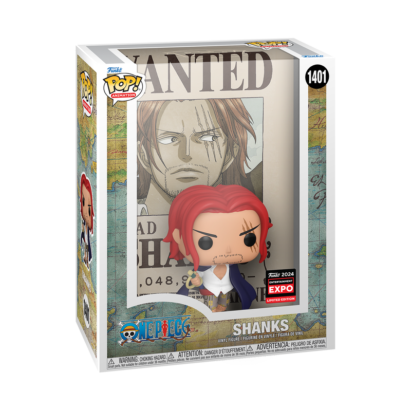 Shanks Wanted Poster Cover #1401 - One Piece Funko Pop!