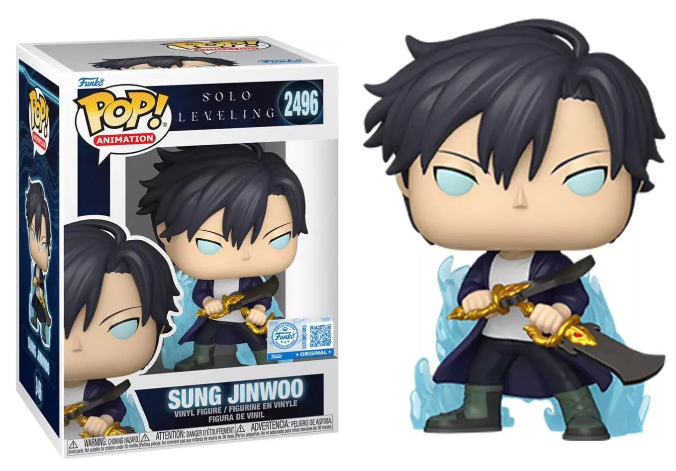 Preventa Sung Jinwoo Exclusive #2496 - Solo Leveling Funko Pop!