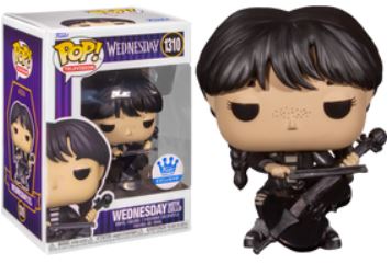 Funko outlet Wednesdays Bundle!! Wednesday 1309 & Wednesday with Cello Funko Excl. 1310