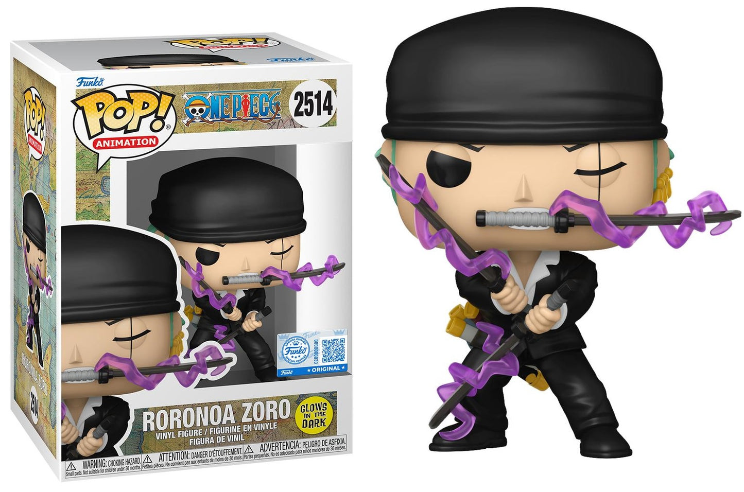 Preventa Roronoa Zoro GITD #2514 - One Piece Funko Pop!