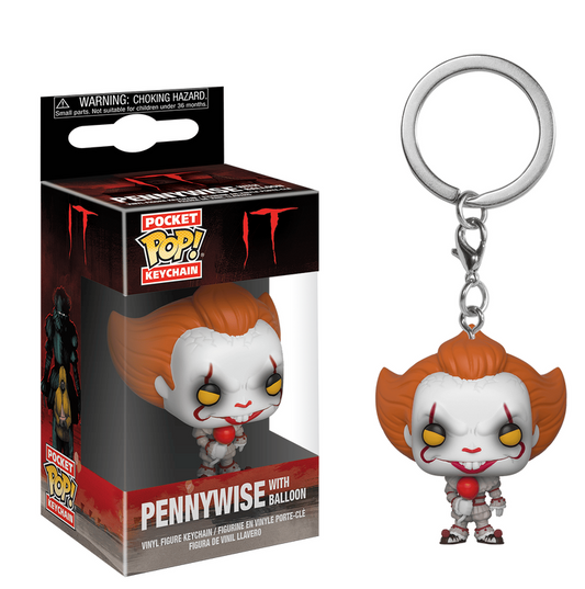 Llavero Pennywise with Balloon - IT Keychain Pop!