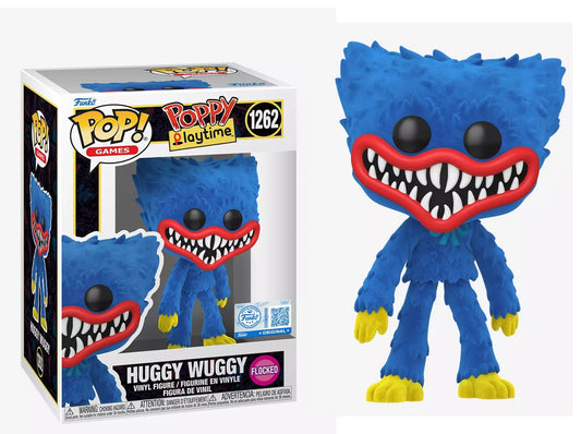 Preventa Huggy Wuggy Flocked #1262 - Poppy Playtime Funko Pop!