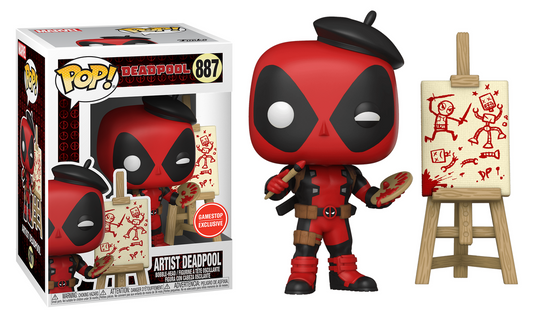 Preventa Artist Deadpool #887 Gamestop - Marvel Funko Pop!